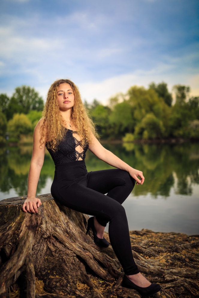 Portrait Foto Frau See - Fotograf Waldshut Tiengen